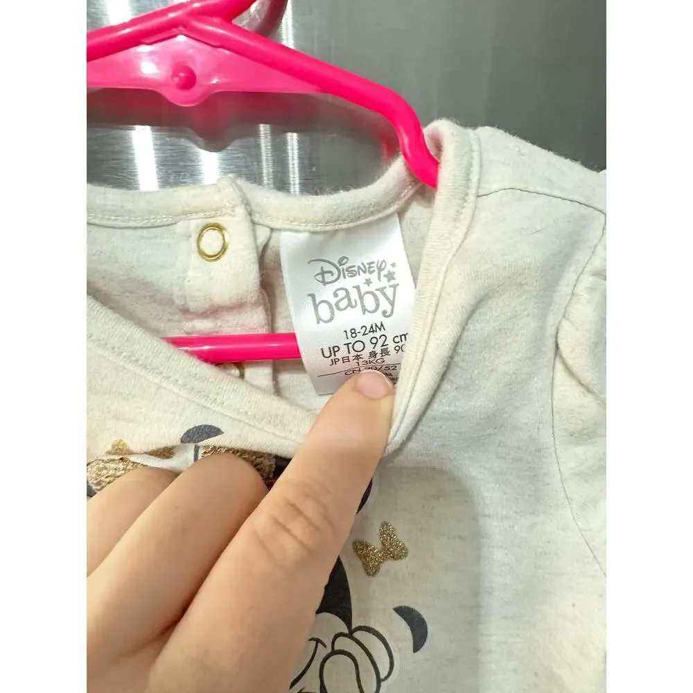 5/$10 Minnie Onesie - Disney Baby - 18-24mo